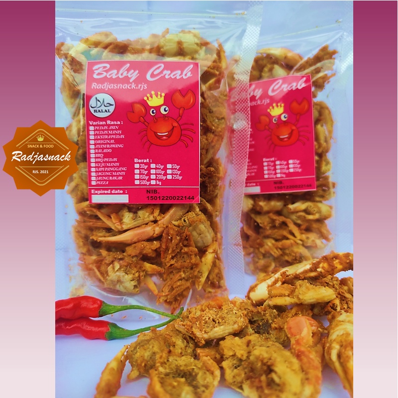Jual BABY CRAB CRISPY SNACK CRMILAN BABY RAJUNGAN CRISPY CRABS