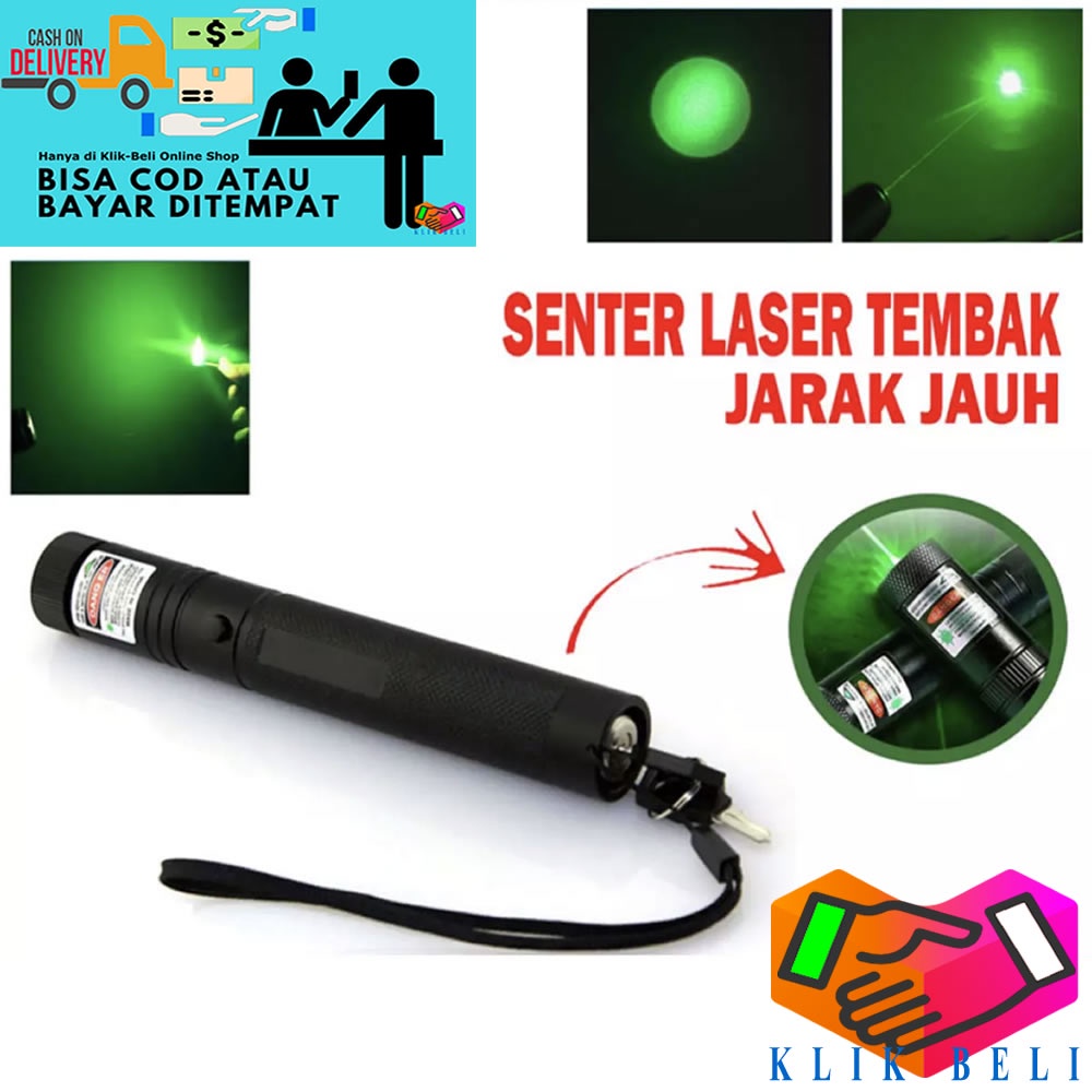Jual Green Laser Pointer 303 / Senter Jarak Jauh Presentasi