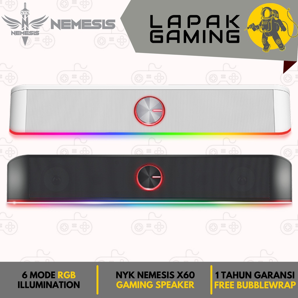 Jual NYK Nemesis X60 X60 Quantum Soundbar Gaming Speaker RGB Shopee