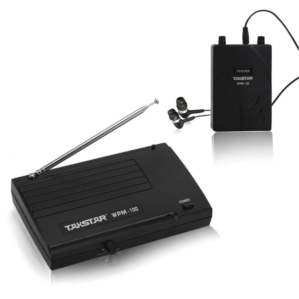 Jual Takstar UHF Wireless Sound Monitoring System 50m WPM100 [Gadget