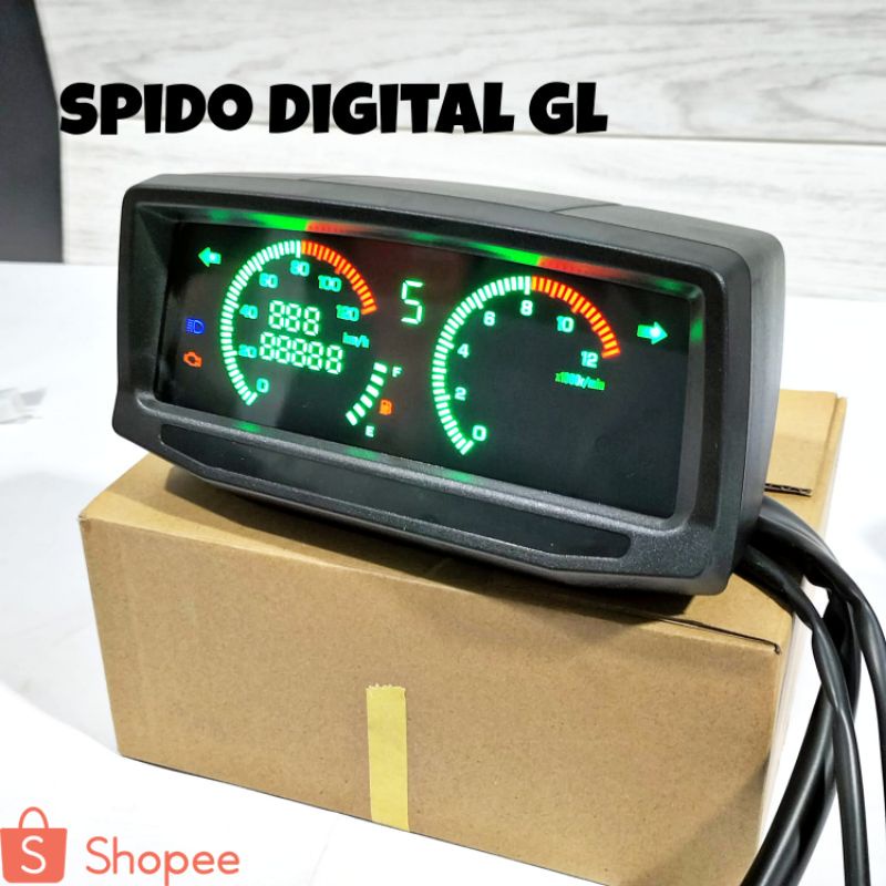 Jual Speedometer GL Spido Digital GL led MAX GL100 GL PRO Shopee