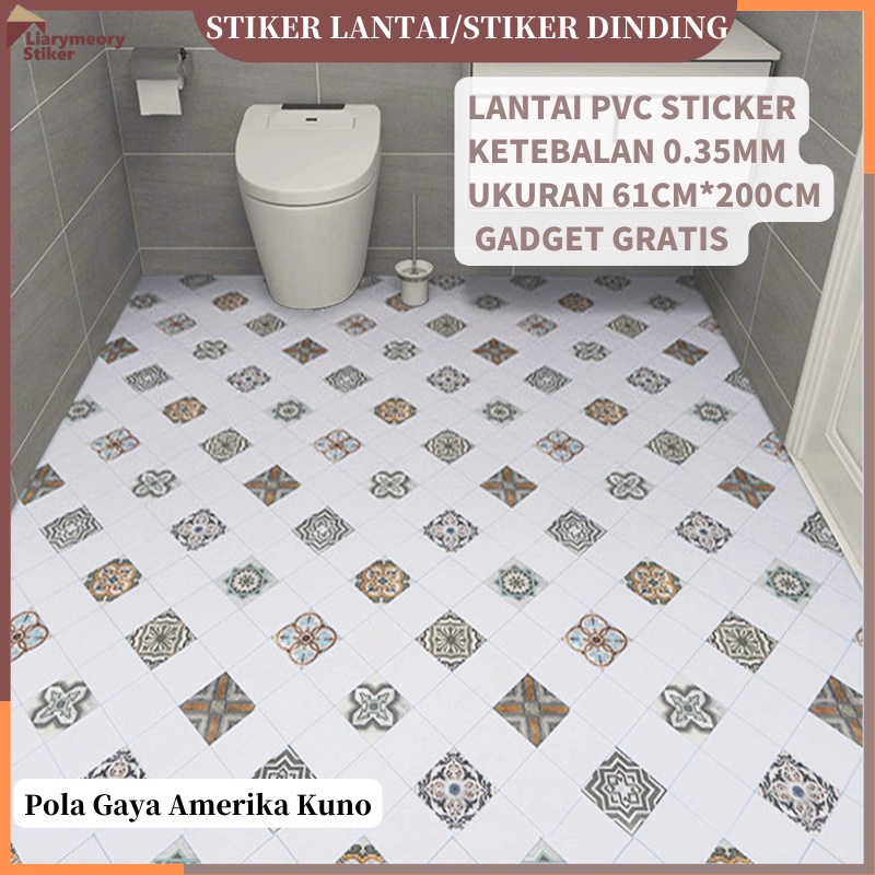 Jual Stiker Lantai Kamar Mandi Wallpaper Tahan Air SelfAdhesive 2m