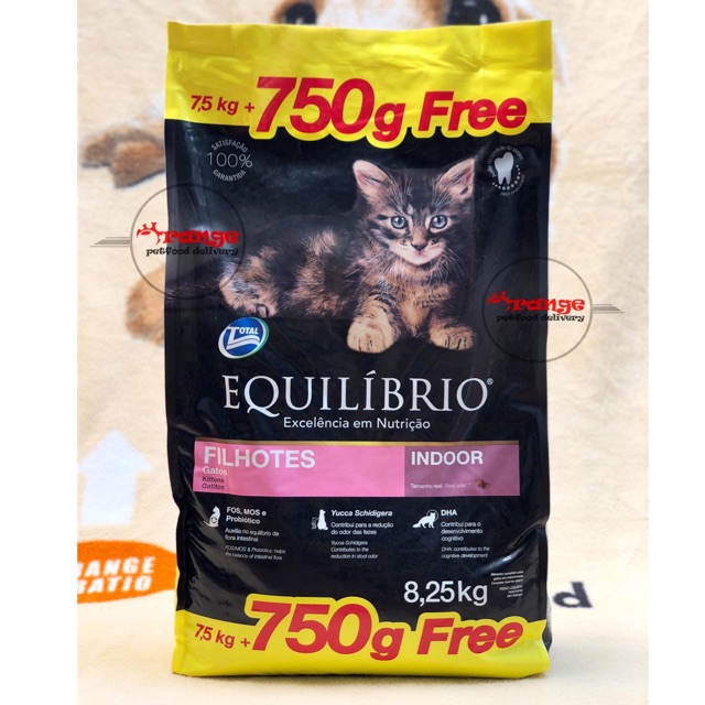 Jual equilibrio kitten indoor 7,5 kg cat food makanan kucing Shopee