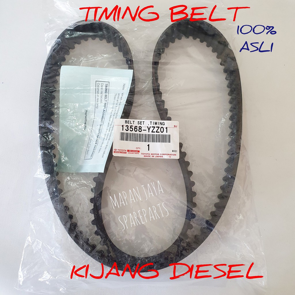 Jual TIMING BELT KIJANG DIESEL SOLAR ORIGINAL TOYOTA Shopee Indonesia