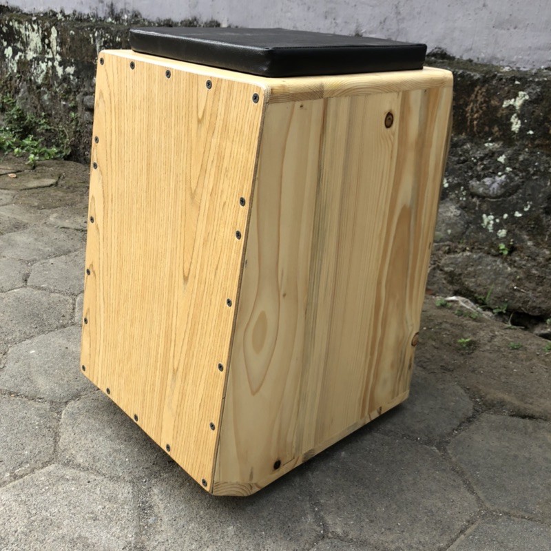 Jual Cajon Electric Solid Jati Belanda Kajon Trapesium With Pickup Shopee Indonesia