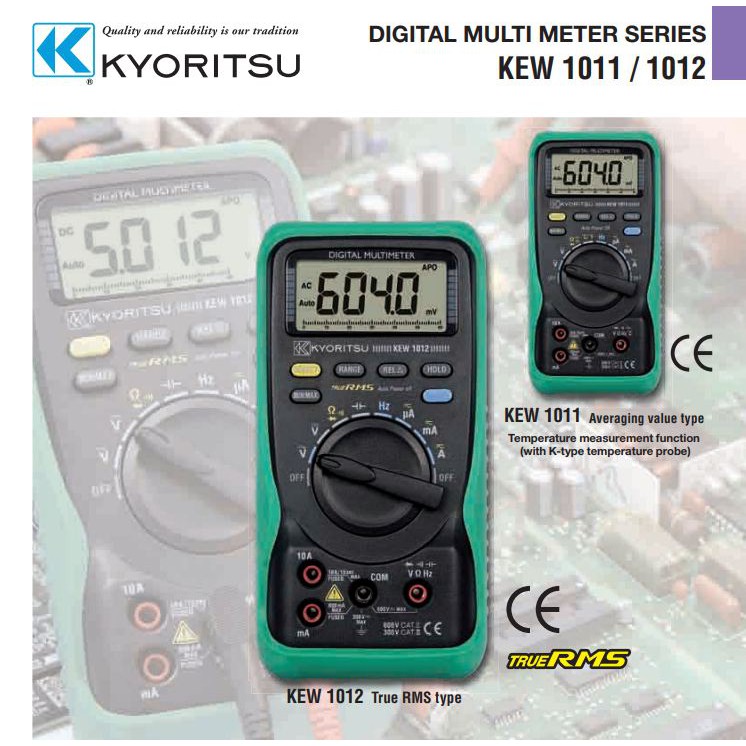 Jual Kyoritsu 1012 Digital Multimeter Shopee Indonesia
