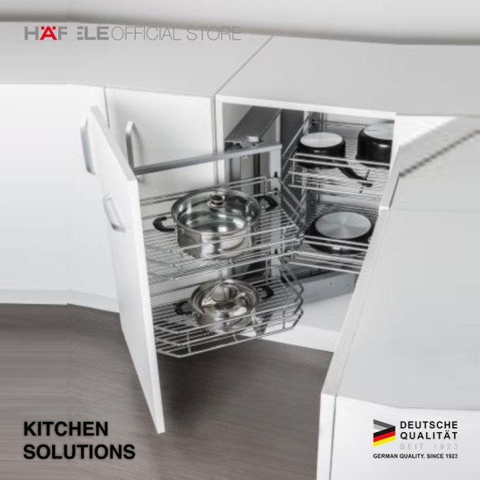 Jual Hafele Magic Corner Florence Series Rak Sudut Dapur LH