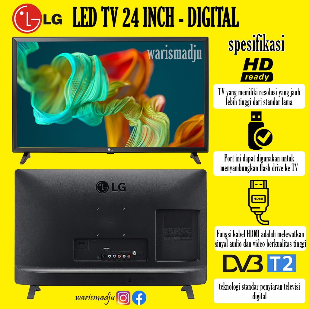 Jual TV LG 24TL520 TV LED 24 INCH LG TV DIGITAL 24 INCH TV LG 24 INCH