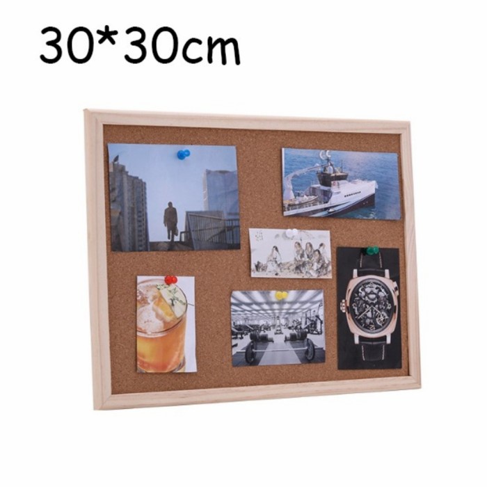 Jual Daiso Cork Board 30x30cm Papan Tempel Gabus Corkboard Cork Craft
