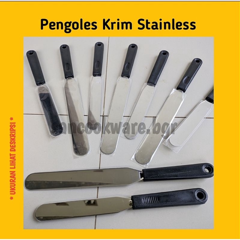 Jual Spatula Pengoles Krim Alat Dekorasi Kue Stainless Shopee Indonesia