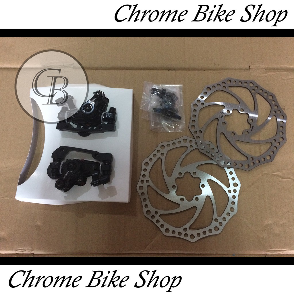 Jual Rem Cakram Disc Brake Mekanik Satu Set Sepeda Merk Radius CX7 6