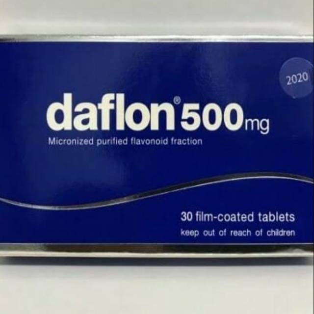 Jual daflon 500mg micronized purified flavonoids fraction, 30 tabs