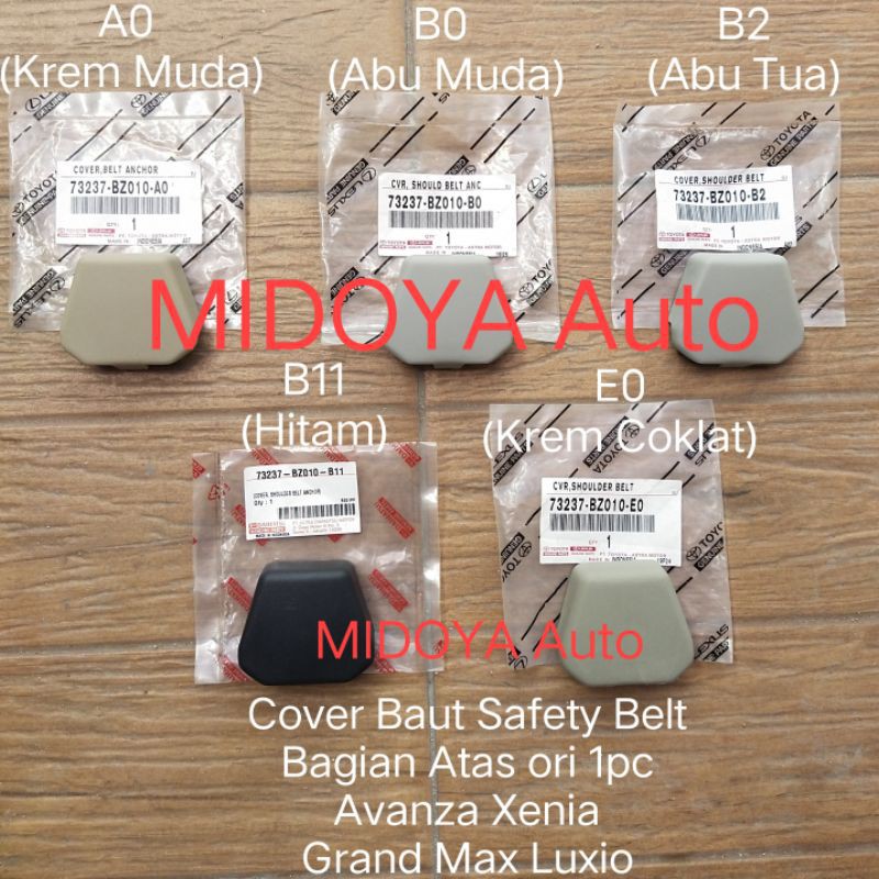 Jual Cover Baut Safety Belt Bagian Atas Avanza Xenia Grand Max Luxio