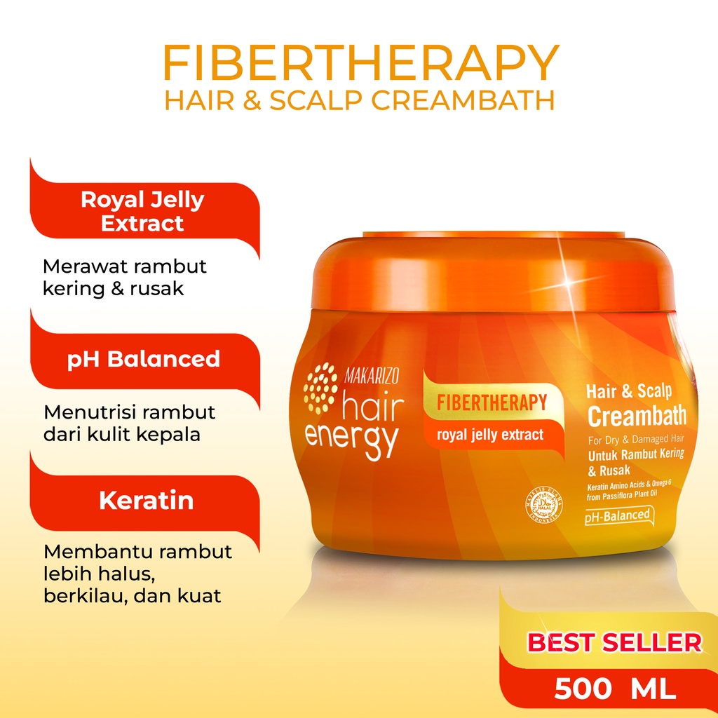 Jual ''SBC'' Makarizo Hair Energy Fibertherapy Hair & Scalp Creambath