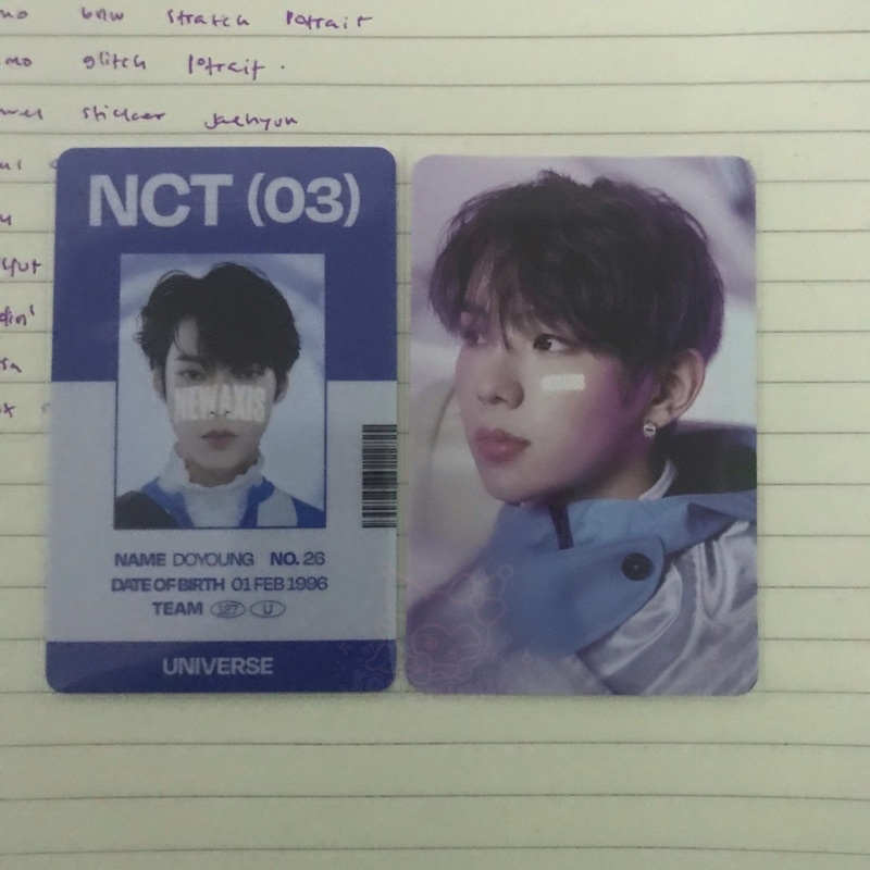 Jual [ ready ] id card universe doyoung pc konsep shotaro photocard Shopee Indonesia
