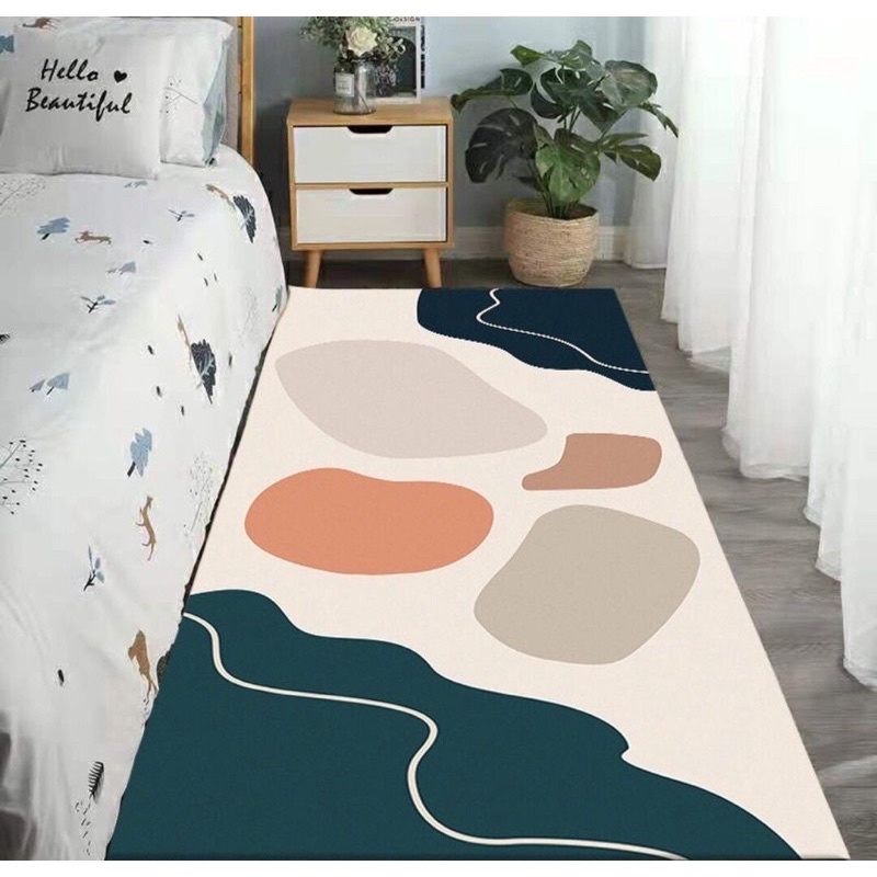 Jual Karpet Ruang Tamu Bahan anti selip 80x160cm/Rug Mat Karpet Kamar