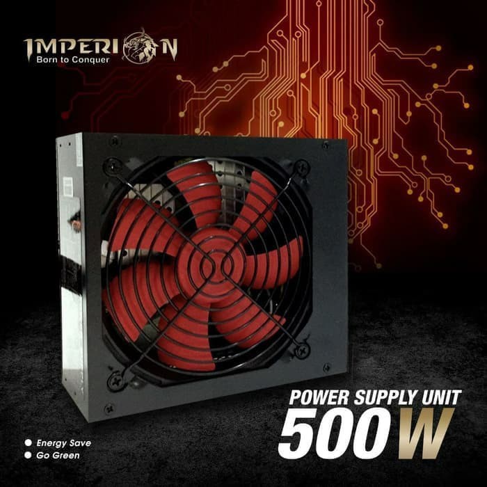 Jual Power Supply 500W Imperion PSS500 Silent Fan ATX 500WATT Shopee