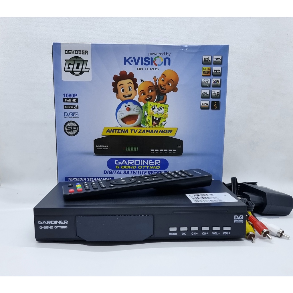 Jual Receiver KVision Gardiner Ottimo + Voucher saldo 50rb Shopee
