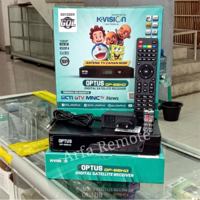 Jual Receiver Parabola LGSAT STARS LG101 DAN OPTUS OP66HD BY KVISION