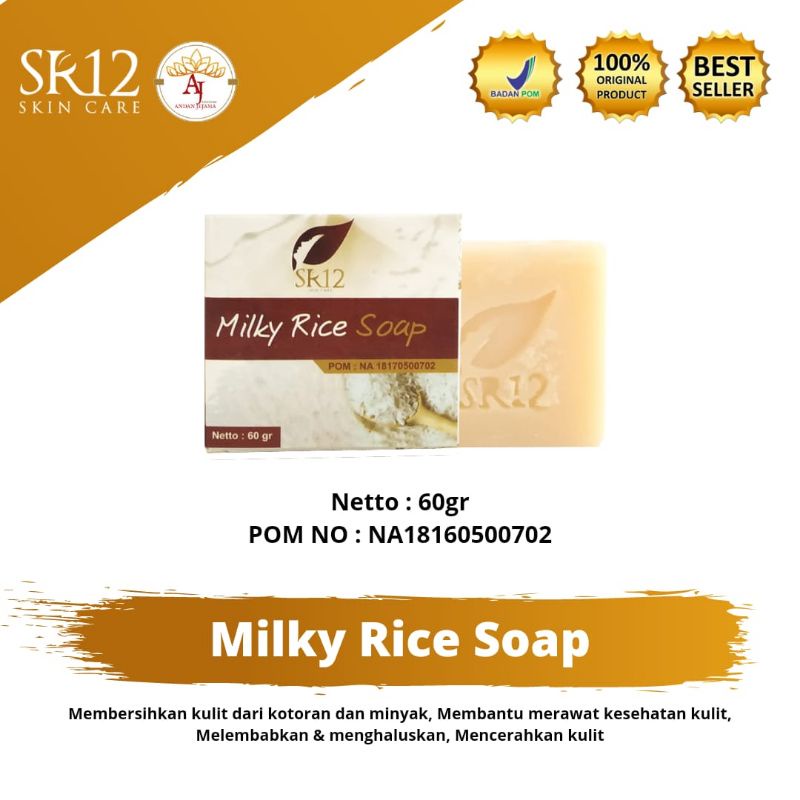Jual MILKY RICE SOAP SR12 Shopee Indonesia