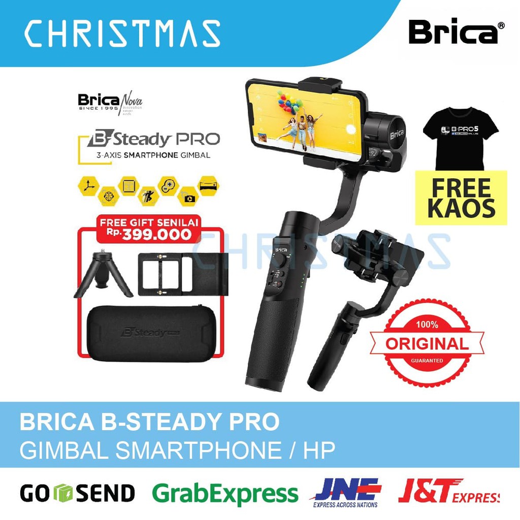 Jual Brica BSteady PRO 3Axis Gimbal Smartphone HP Stabilizer Shopee