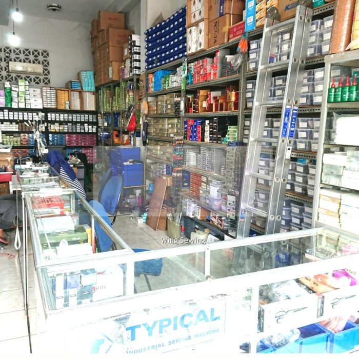 Jual JAHITMESINPARTSPARE SEPATU DENGAN PEMBATAS MESIN JAHIT