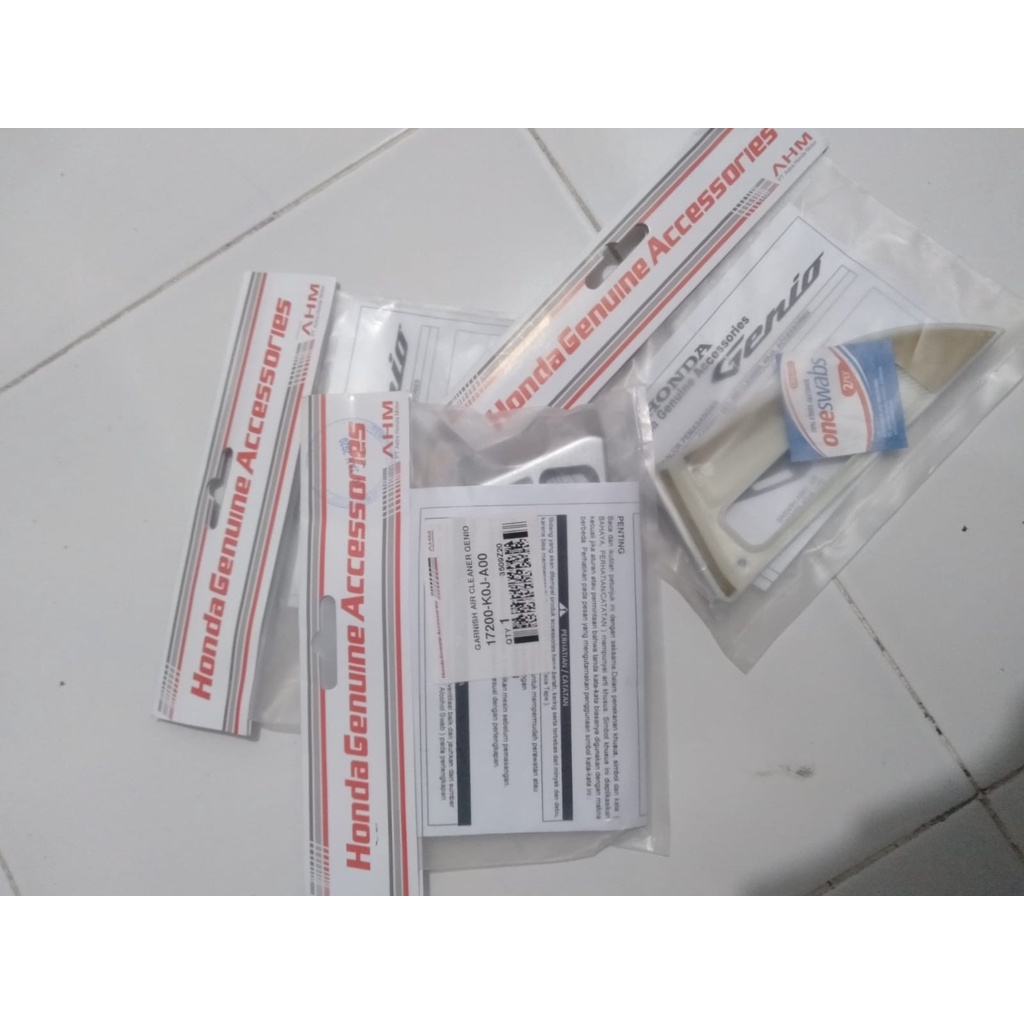 Jual GARNISH AIR CLEANER GENIO 17200K0JA00 (garnish filter udara Genio