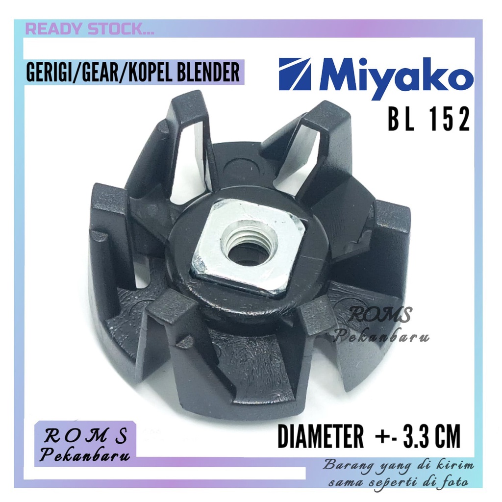 Jual GEAR BLENDER MIYAKO BARU BL 152KOPEL BLENDERGERIGI PEMUTAR BLENDER Shopee Indonesia