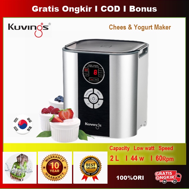 Jual Kuvings Greek Yogurt Maker KGC712 Silver Shopee Indonesia