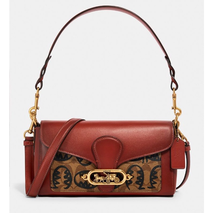 Jual Coach Jade Shoulder Bag In Signature Canvas With Rexy By Guang Yu