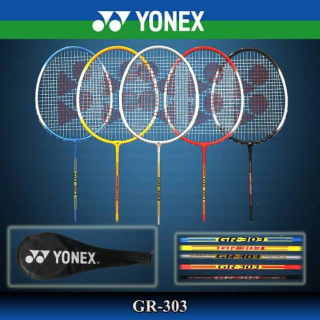 Jual RAKET BADMINTON YONEX GR 303 ASLI ORIGINAL 100 Shopee Indonesia(03)