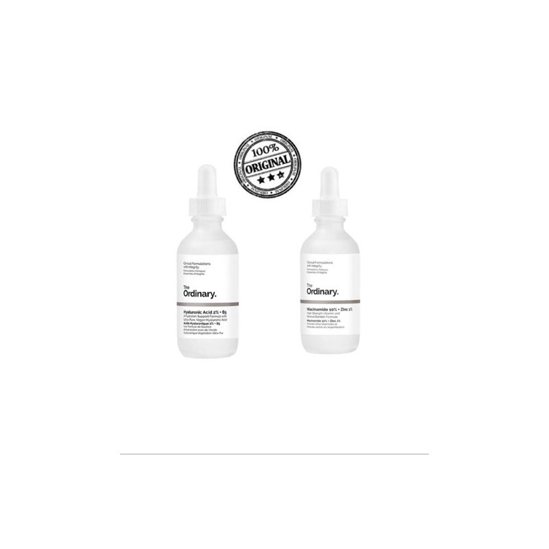 Jual [BUNDLE] The Ordinary Niacinamide dan The Ordinary Hyaluronic Acid