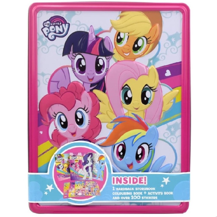 Jual Buku Kaleng My Little Pony Sticker Activity Tin Book English