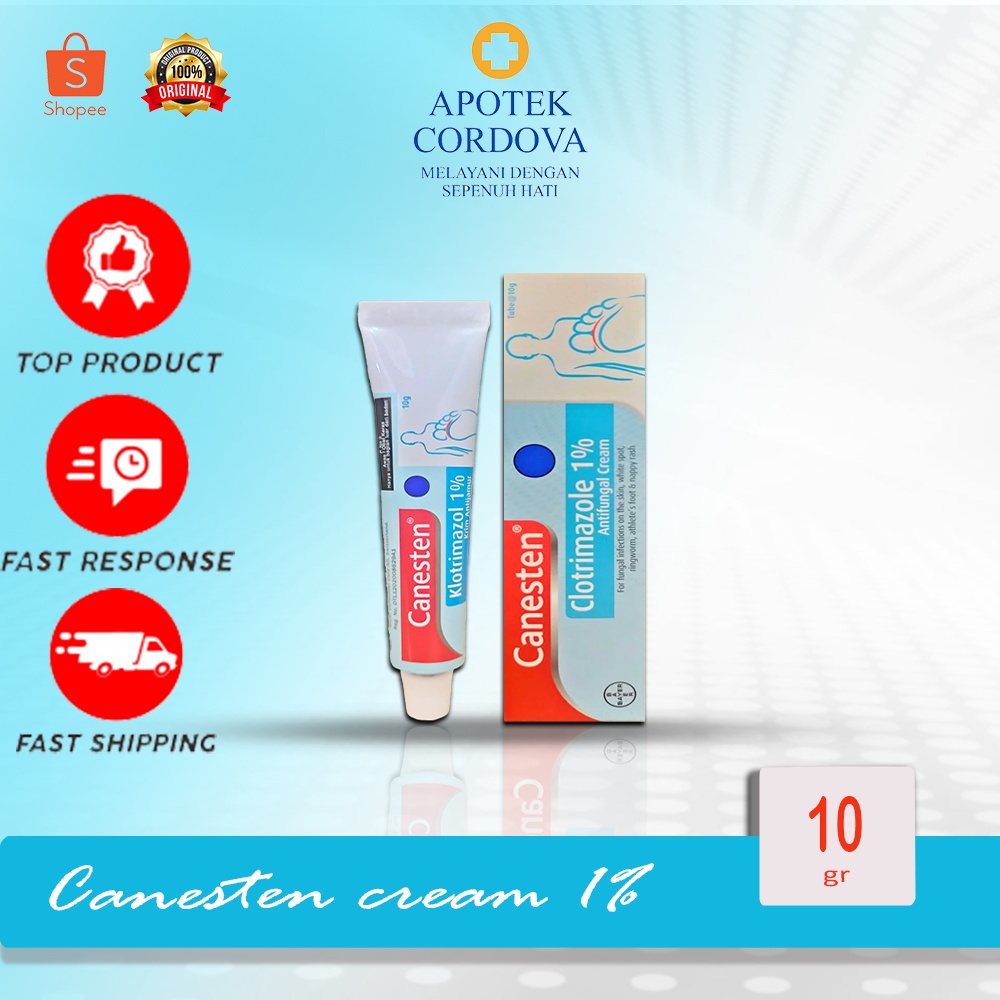 Jual Canesten Clotrimazole Cream 1 ukuran 5gr dan 10gr Obat infeksi