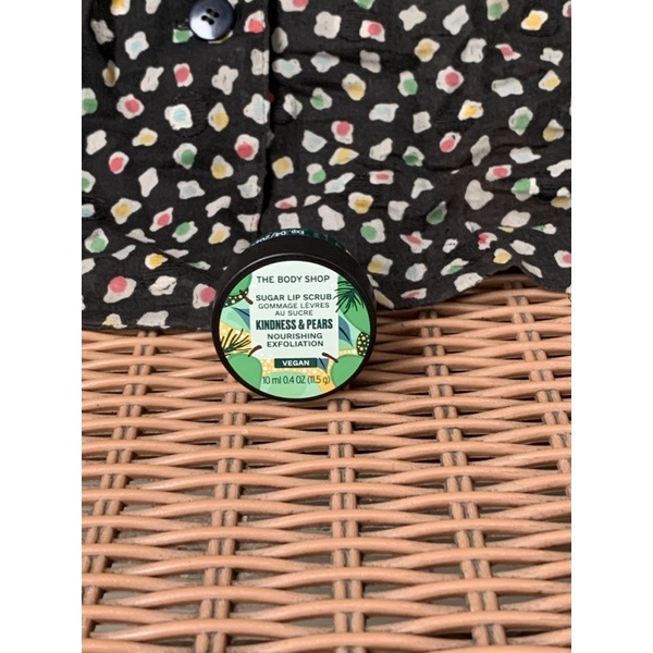 Jual The Body Shop Original Kindness & Pears Sugar Lip Scrub 10ml