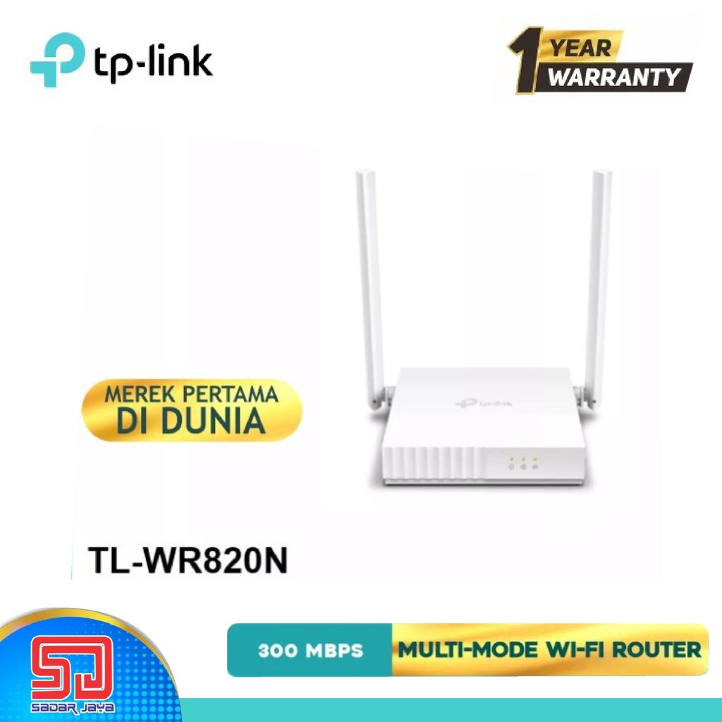 Jual TPLINK TLWR820N 300mbps Wifi Router Wireless Networking / Access