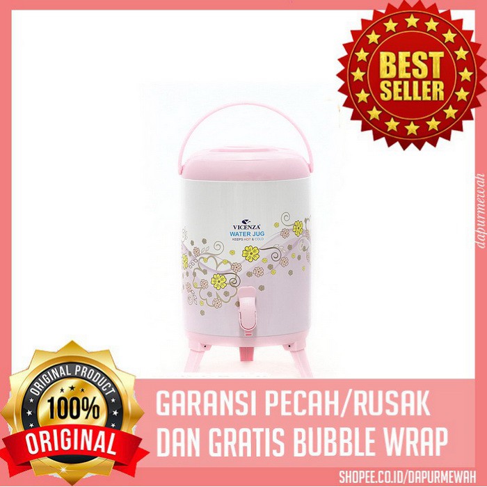 Jual Dispenser Vicenza 9,5L Water Jug Elegan VC1000WJ Shopee Indonesia