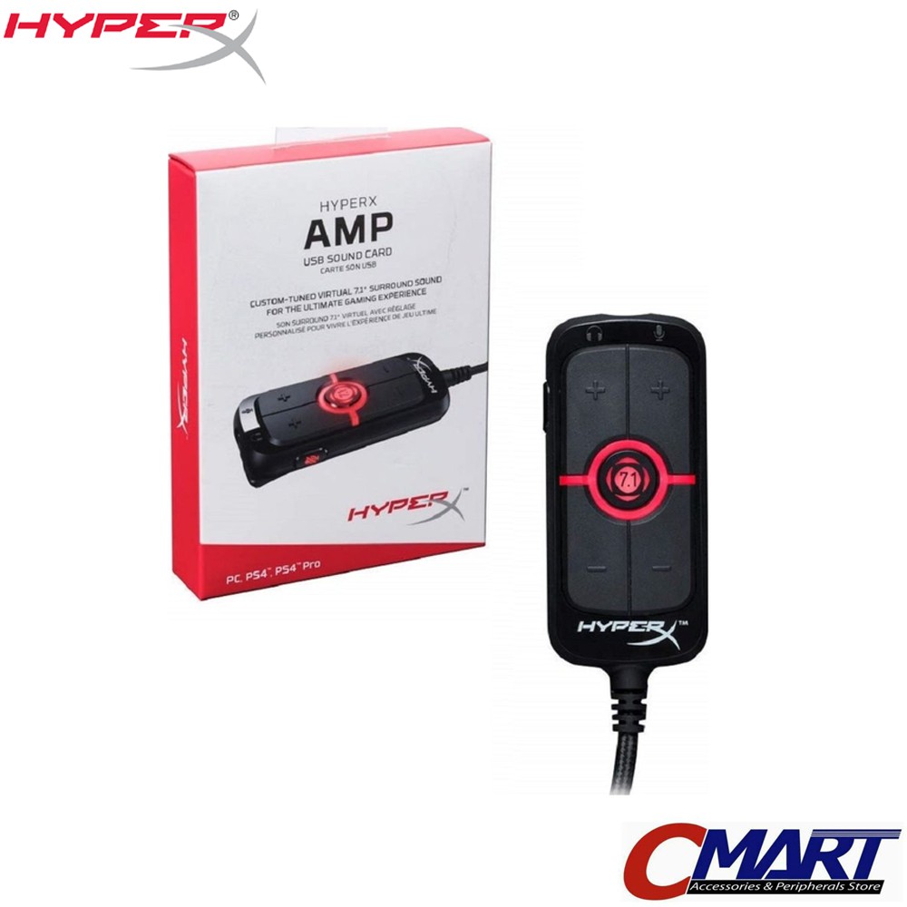 Jual HyperX AMP USB Sound Card 7.1 Virtual Surround Soundcard HXUSCCAMSS Shopee Indonesia