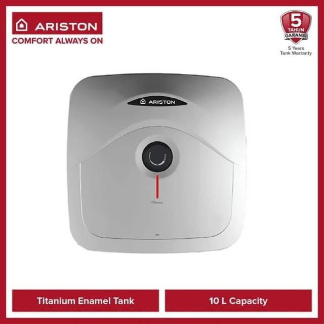 Jual Electric Water Heater Ariston 10 Liter 200 Watt with ELCB ANDRIS