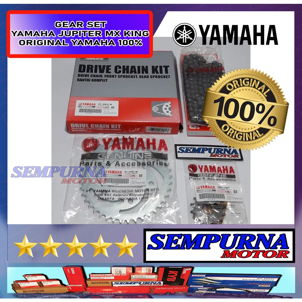 Jual 2PVW001A00 Gear Set Gir Set Jupiter MX King 100 Original Yamaha