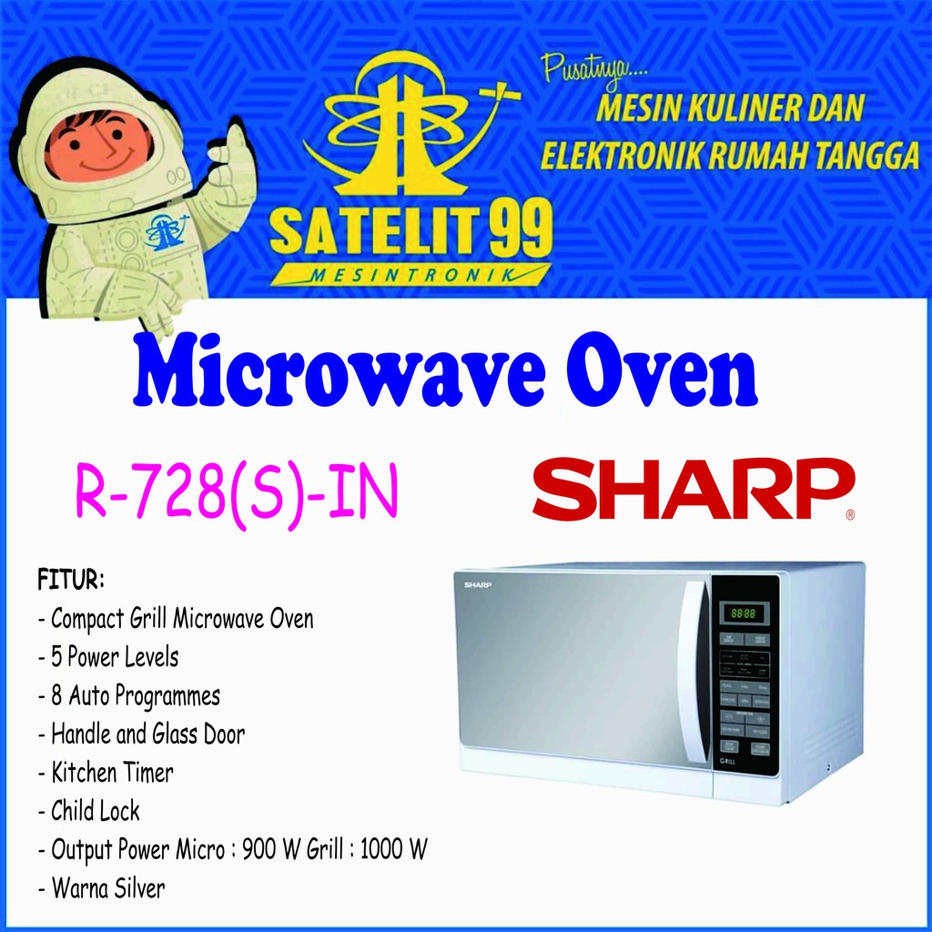 Jual Sharp Microwave Oven R728(S)IN Shopee Indonesia