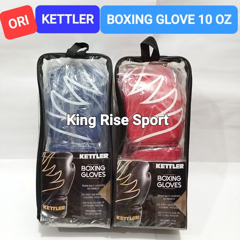 Jual KETTLER Boxing Glove / Sarung Tinju 10 oz ( ORI ) Shopee Indonesia