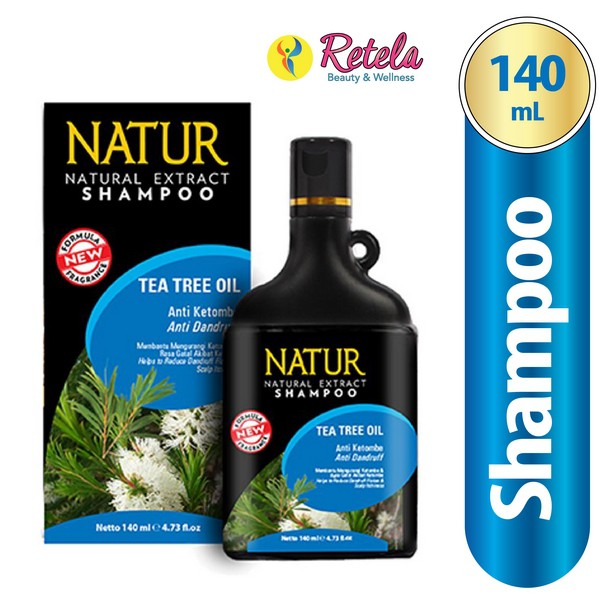 Jual Natur Shampoo Tea Tree Oil Anti Ketombe 140Ml Shopee Indonesia