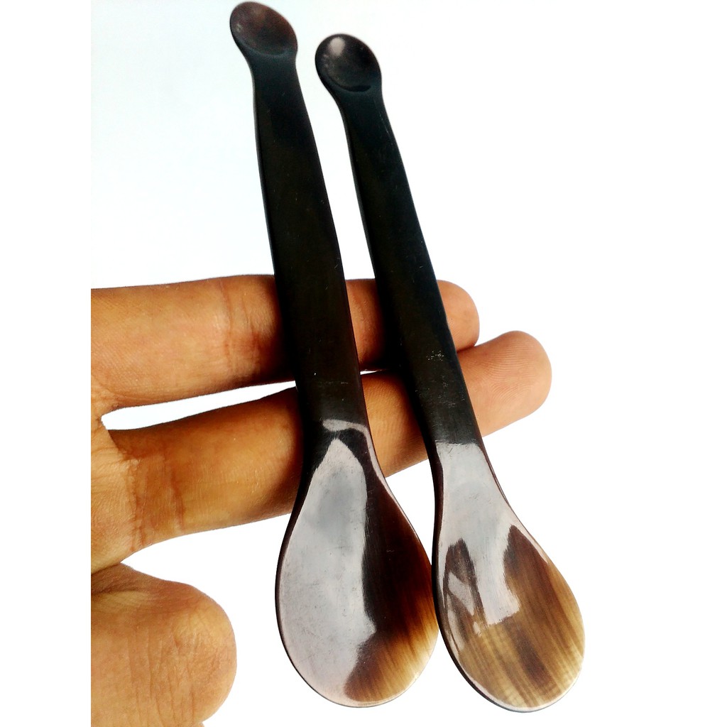 Jual Sendok obat/spatula bahan tanduk asli Shopee Indonesia