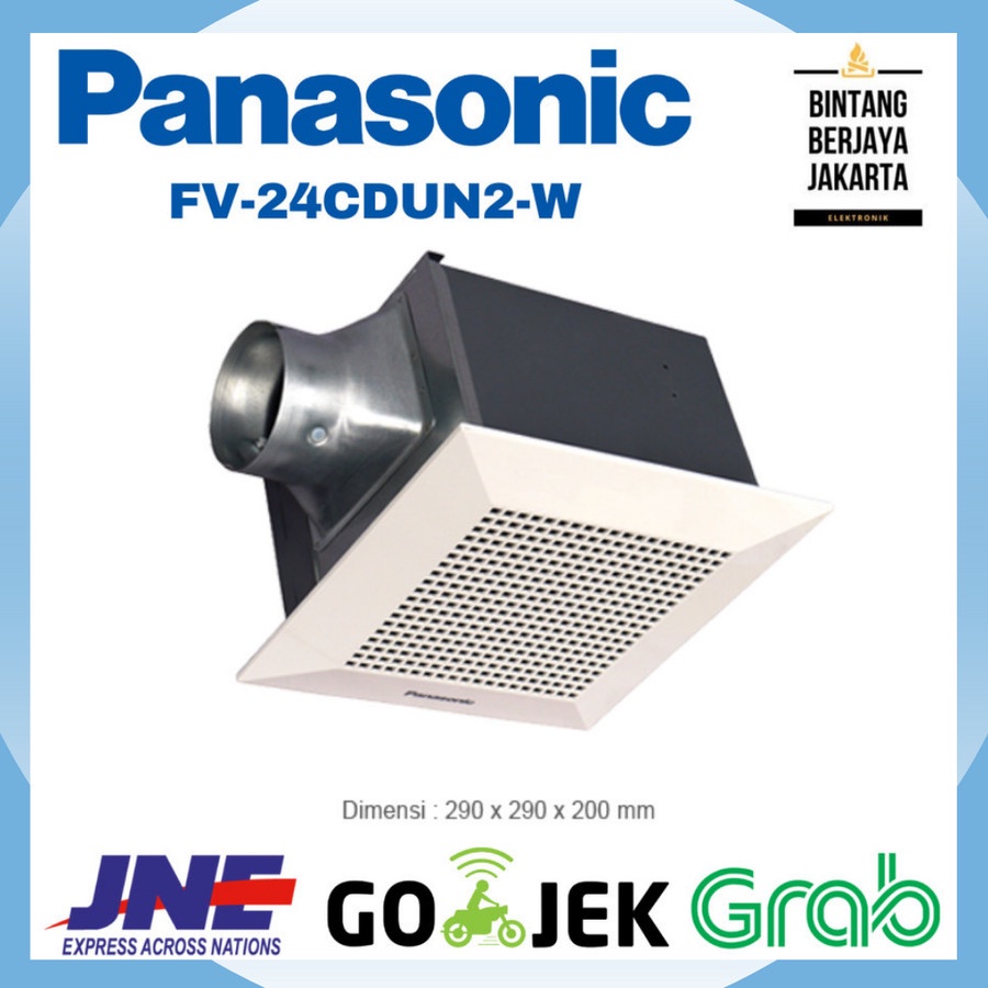 Jual PANASONIC Exhaust Fan Ceiling Plafon FV 24CDUN / FV24CDUN2