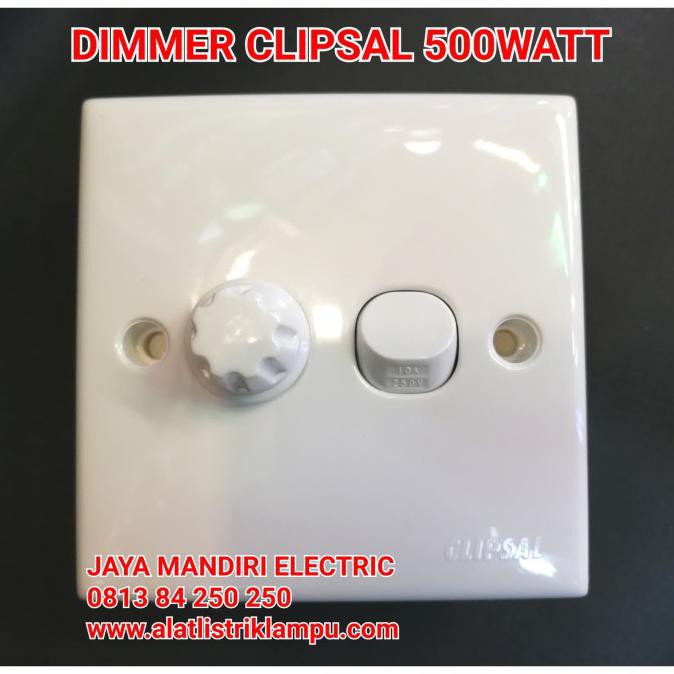 Jual SAKLAR DIMMER CLIPSAL CLASIC SWITCH 500 WATT 500W DIM 500WATT