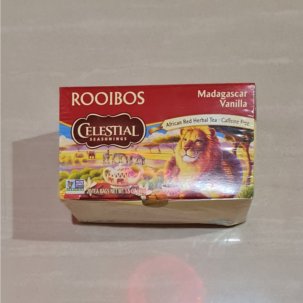 Jual Celestial Seasonings Rooibos Madagascar Vanilla Herbal Tea 20 x 2.