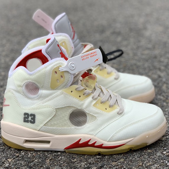 Jual NIKE AIR JORDAN 5 x OFF WHITE SAIL Shopee Indonesia