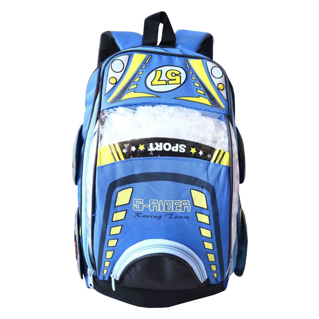 Jual Tas Ransel Anak Bentuk Mobil Backpack Sekolah Les Liburan Anak