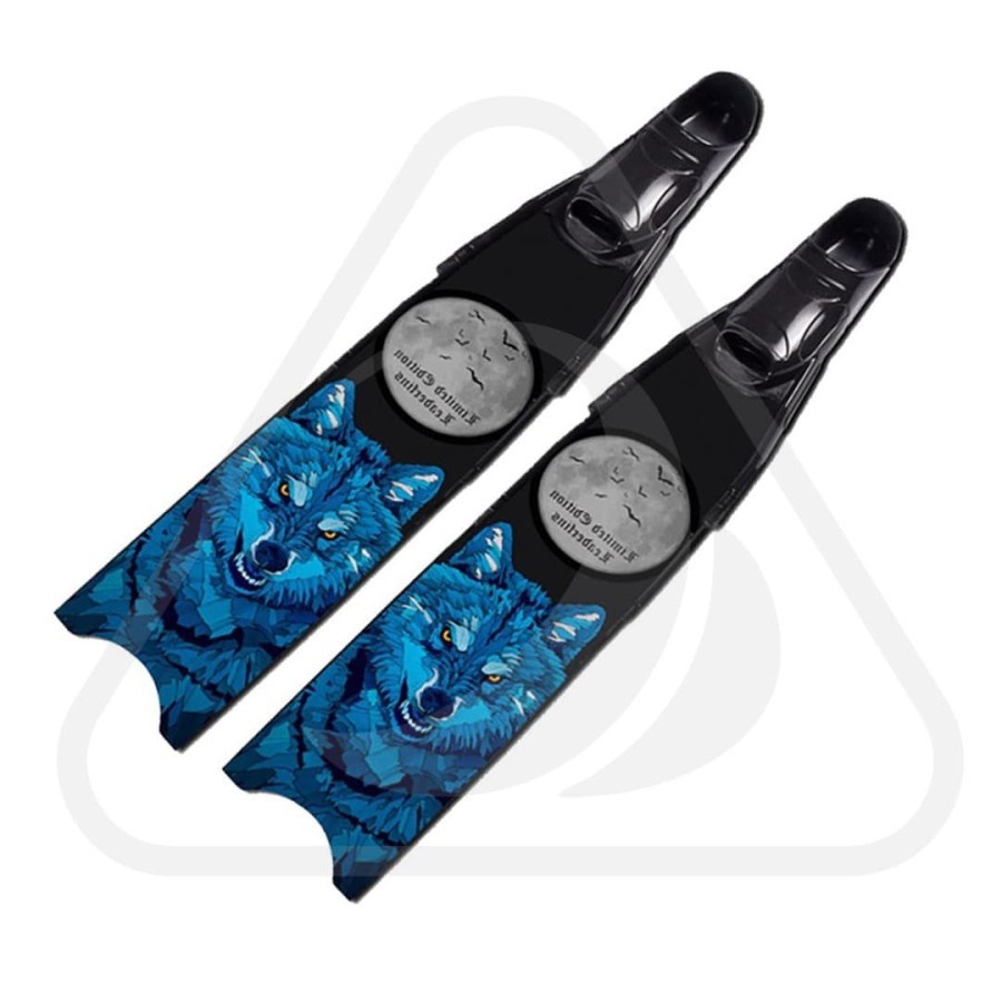 Jual Long fin Freediving Leaderfins Limited Edition 2019 Wolf Epoxy